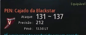 BDO(BLACK DESERT ONLINE) - BLACKSTAR PEN MAGO - BARATO