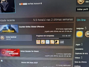 Conta Steam 2 Anos Com  Email - Original - Counter Strike CS