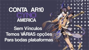 CONTA GENSHIN IMPACT COM CYNO AR 10 ⭐✨