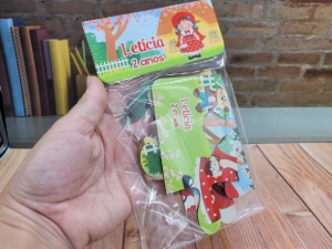Quebra-cabeça Chapeuzinho em MDF 19 x 13 cm