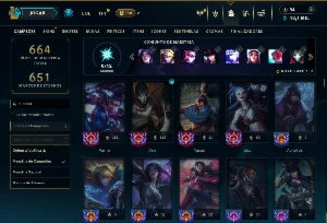 Unranked com TODOS os champs e 264 Skins ( MAIN ADC ) - League of Legends LOL