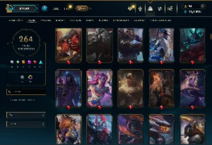 Unranked com TODOS os champs e 264 Skins ( MAIN ADC ) - League of Legends LOL