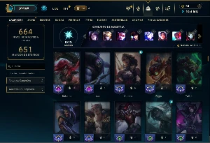 Unranked com TODOS os champs e 264 Skins ( MAIN ADC ) - League of Legends LOL