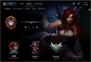 Conta Prata 1 - League of Legends LOL