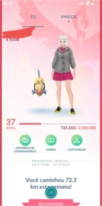 Conta Pokémon Go lv37 - Pokemon GO
