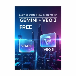 Aprenda fazer contas grátis GEMINI PRO + VEO 3 (15 MESES!!) - eBooks
