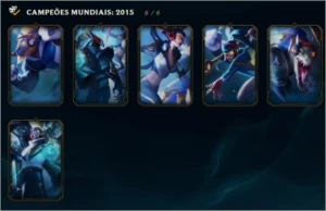 Vendo conta Gold V com várias skins - League of Legends LOL