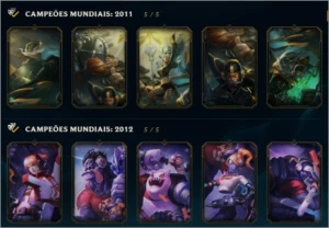 Vendo conta Gold V com várias skins - League of Legends LOL
