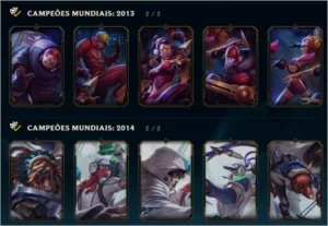 Vendo conta Gold V com várias skins - League of Legends LOL