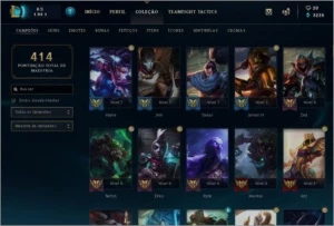 Conta League Of Legends B2 c/ 46 skins LOL