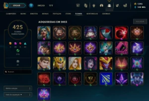 Conta lol com quase todas skins - League of Legends