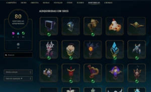 Conta lol com quase todas skins - League of Legends