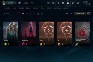 Conta lol com quase todas skins - League of Legends