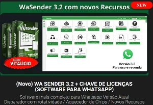 Wa Sender 3.2 + Chave De Licenças