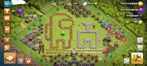 CLASH OF CLANS CV11 semi full barato