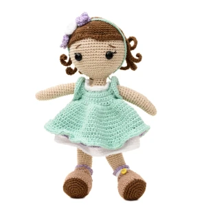 Boneca Flora em Amigurumi - Artesanato e Personalizados