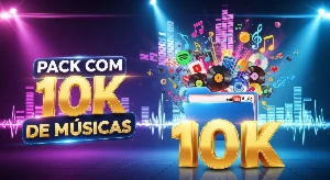 Pack Exclusivo Com 10K Com As Melhores Musicas - Redes Sociais