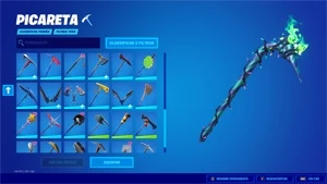 Conta Fortnite com skins antigas e minty pickaxe