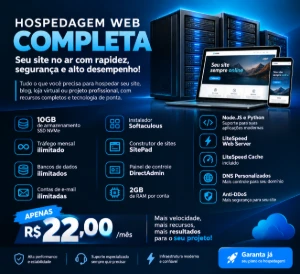 Hospedagem Web Completa - Assinaturas e Premium