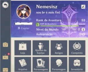 ✔Conta com 5 personagens 5 estrelas - Genshin impact ✨