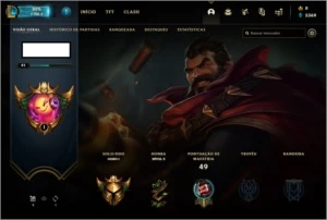 conta lol ouro 1 mmr perfeito - League of Legends