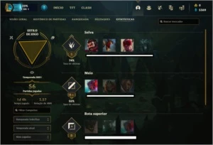 conta lol ouro 1 mmr perfeito - League of Legends