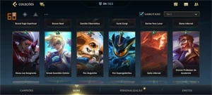 WILD RIFT 84 SKINS DESAFIANTE TODAS TEMPORADAS; ATUAL GM - League of Legends: Wild Rift LOL WR
