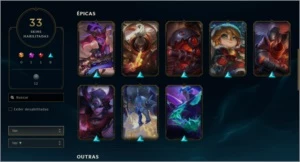 Contas Prata Com email Disponivel para troca. - League of Legends LOL