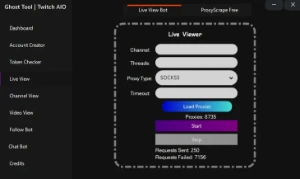 Bot da Twitch - Ghost AIO Versão nova atualizada 2024 - Assinaturas e Premium