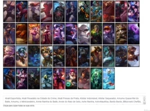 Conta Unranked com 118 Champs e 141 Skins - League of Legends LOL
