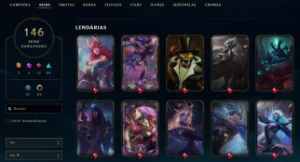 Conta League of Legends para vender rápido LOL