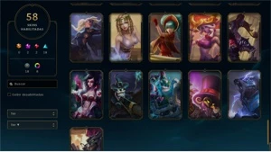 Conta LVL 269. 98 CHAMPS, 41K DE ESSENCIA E 56 SKINS!! - League of Legends LOL