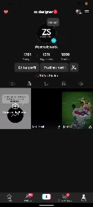 Conta de tik tok