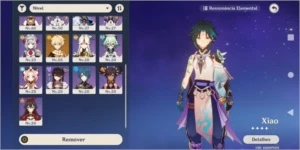 AR49 Xiao+Qiqi+Mona+Venti+Harpa Celestial+12 Char Const. - Genshin Impact