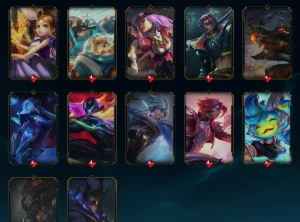 Conta lol com 178 skins - League of Legends