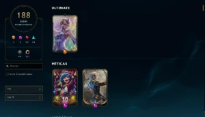 Conta De Lol Com 188 Skins Habilitadas Elo Prata 1 Flex 1/1 - League of Legends