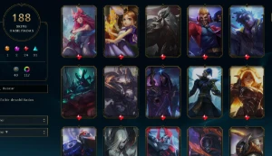 Conta De Lol Com 188 Skins Habilitadas Elo Prata 1 Flex 1/1 - League of Legends