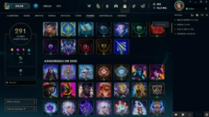 Conta League of Legends (Com 377 Skins) [Bronze] LOL