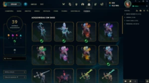 Conta League of Legends (Com 377 Skins) [Bronze] LOL