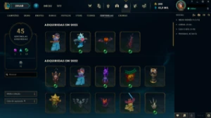 Conta League of Legends (Com 377 Skins) [Bronze] LOL