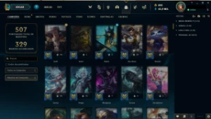Conta League of Legends (Com 377 Skins) [Bronze] LOL