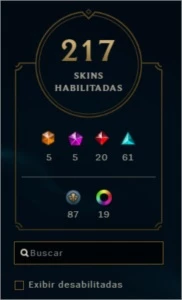 conta do lol com skins raras,épicas,ultimates e vitoriosas - League of Legends