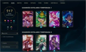conta do lol com skins raras,épicas,ultimates e vitoriosas - League of Legends