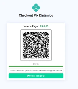 Script Mercado Pago QR Code Pix - Dinamico