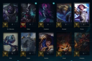 Conta de lol level 95 com 18 skins.  - League of Legends