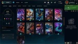 Conta de Lol - League of Legends