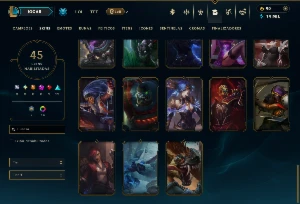 Prata 2 com 85 Champs e 45 Skins ( JG / MID ) - League of Legends LOL