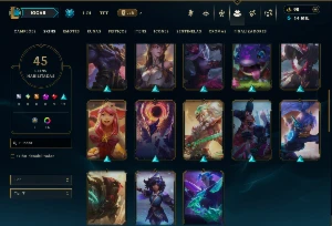 Prata 2 com 85 Champs e 45 Skins ( JG / MID ) - League of Legends LOL