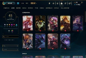 Prata 2 com 85 Champs e 45 Skins ( JG / MID ) - League of Legends LOL
