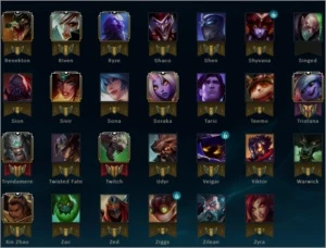 Conta Lvl 30 Prata V 80 Campeões 16 skins - League of Legends LOL